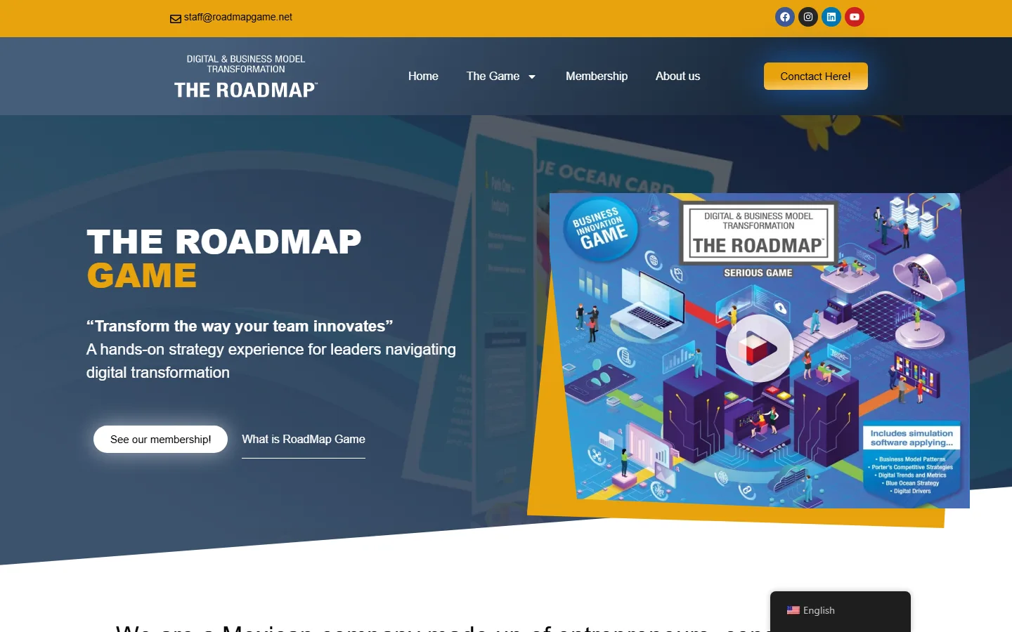 Portada de The Roadmap Game